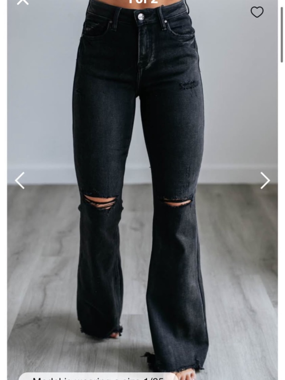 Bentley black risen jeans